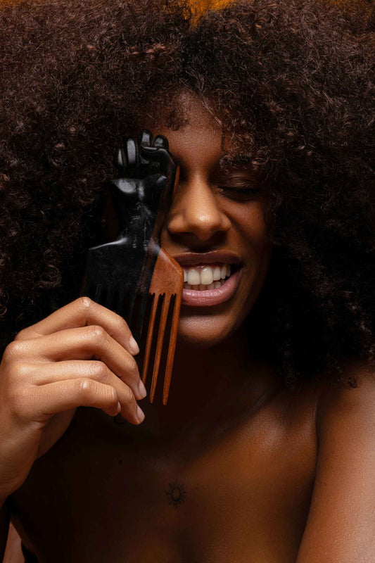 Ebony Afro Hair Comb - AncientBlendsShop