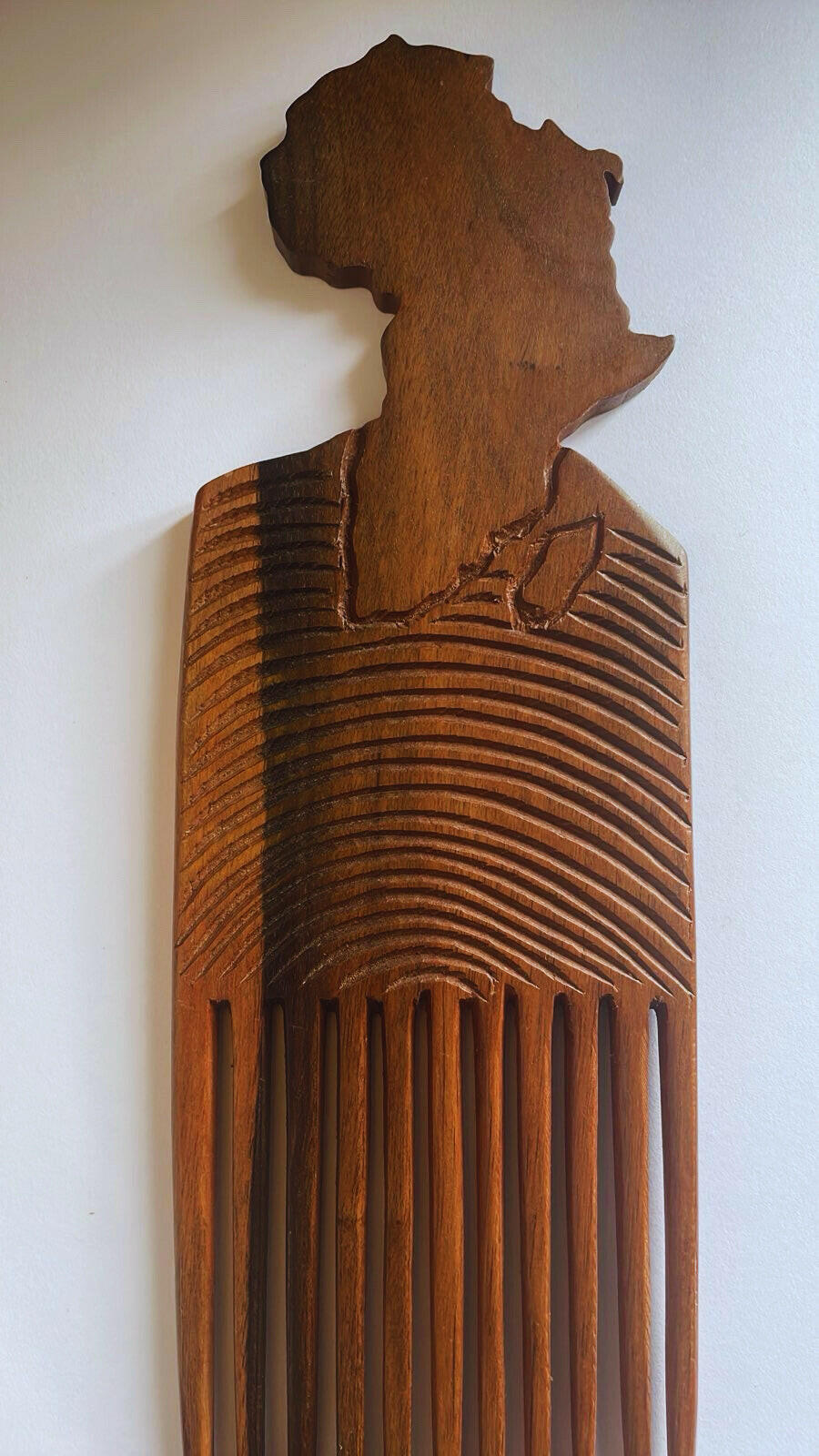 Large Ebony Afro Hair Comb.