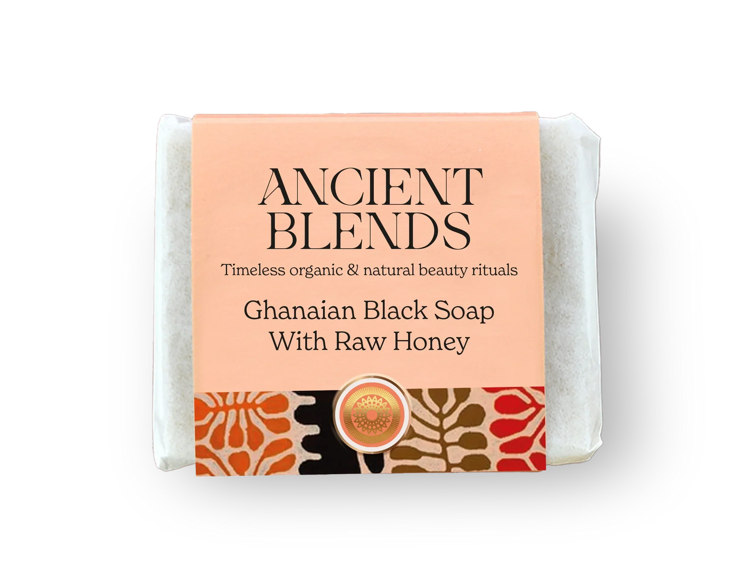 Ancient Blends Ghanaian Black Soap with Raw Honey