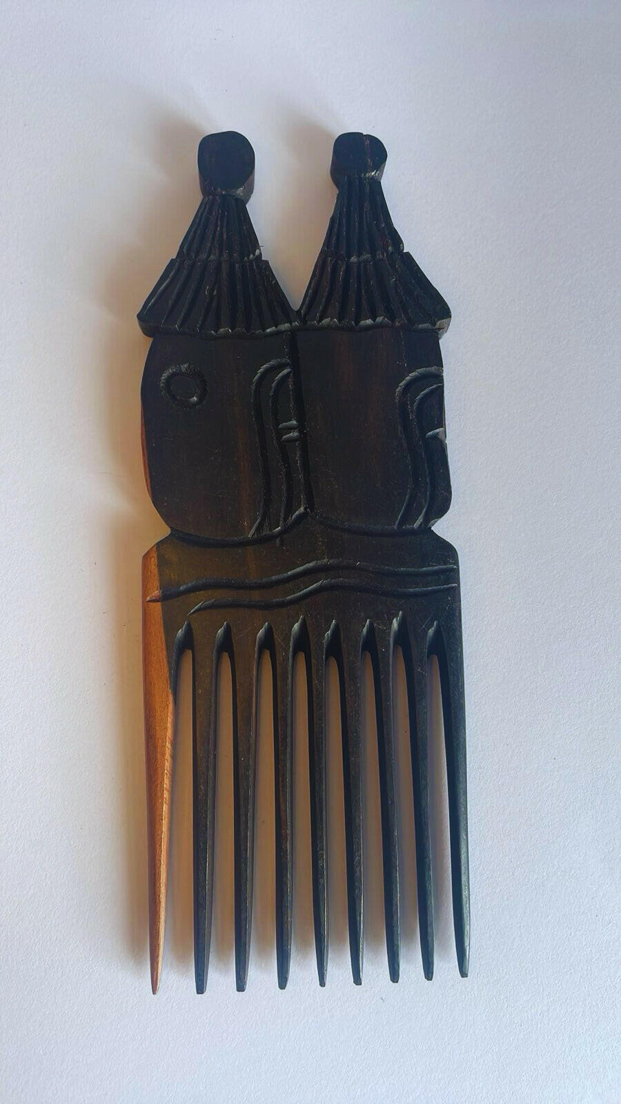 Large Ebony Afro Hair Comb.