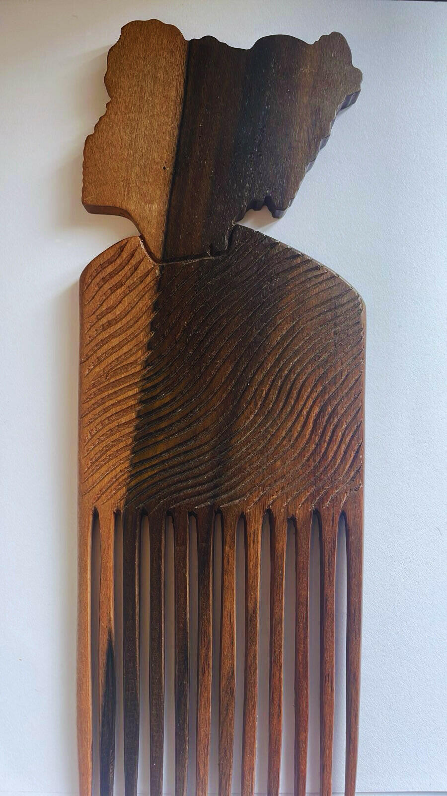 Large Ebony Afro Hair Comb.