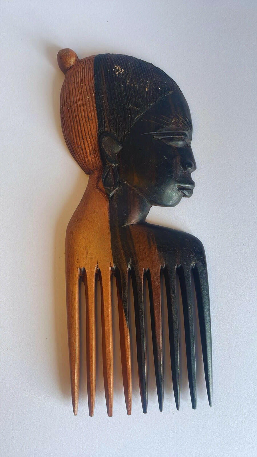 Large Ebony Afro Hair Comb.