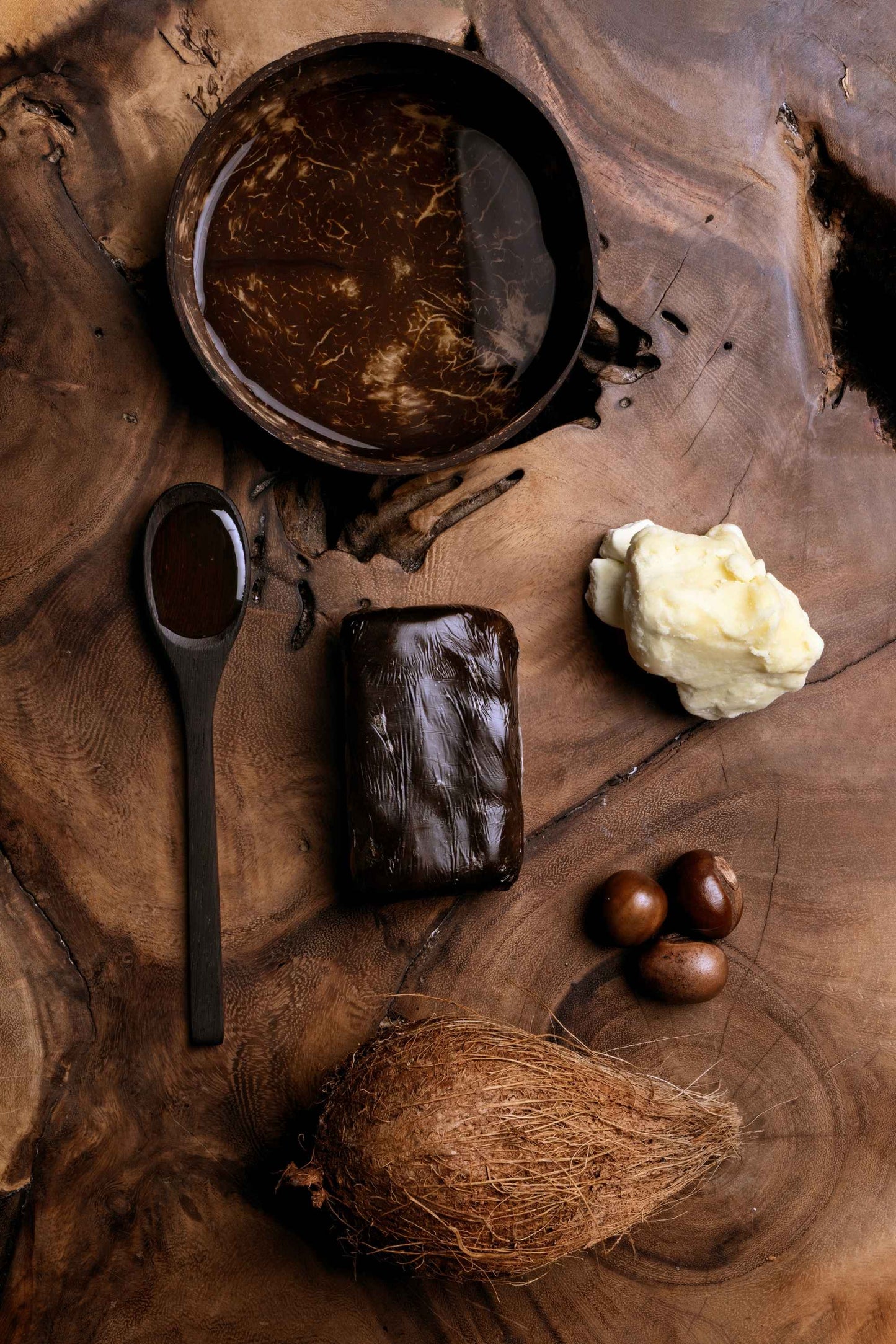 Ancient Blends Ghanaian Black Soap with Raw Honey Ingredients