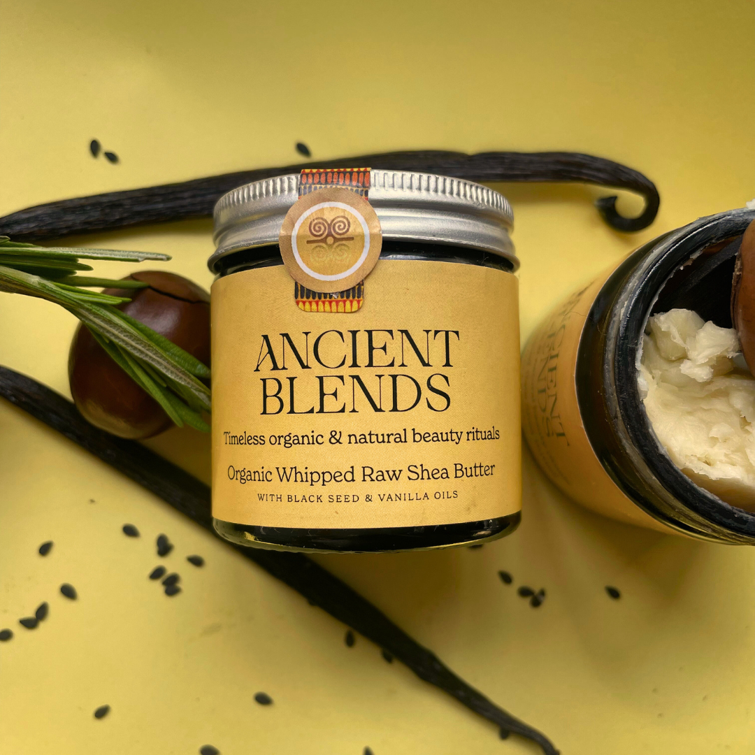 Organic Whipped Raw Shea Butter and Black Seed Oil